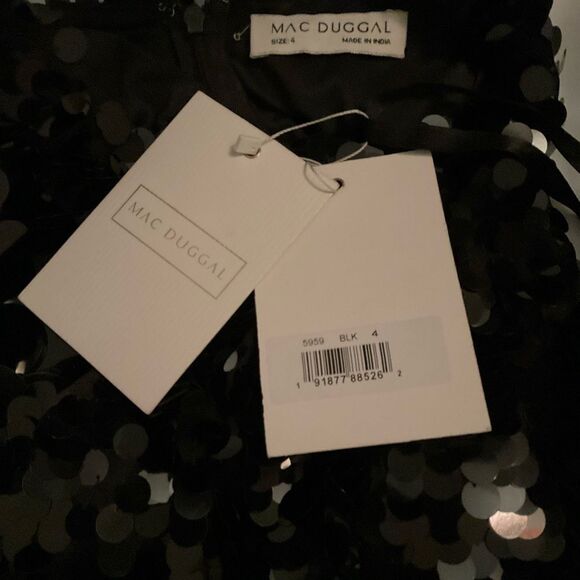 Mac Duggal 5959 Sleeveless Disc Sequin Gown Dress - Picture 13 of 13